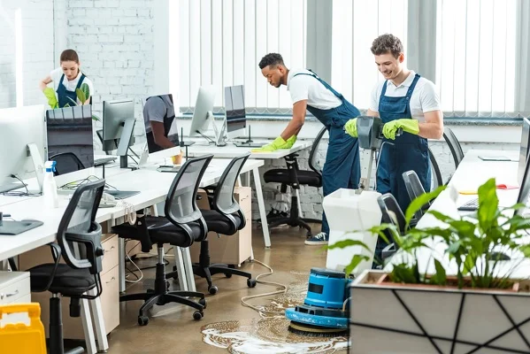 Our commercial cleaning services at work in Victorville, CA